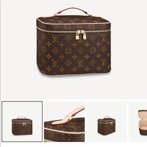 Louis Vuitton Nice BB cosmetic/toiletries travel case. Used a few times.